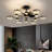 49.2" LED Dimmable Ceiling Fan with Light and Remote with Starry Sky-2115638408