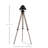 55'' Brown Tripod Floor Lamp