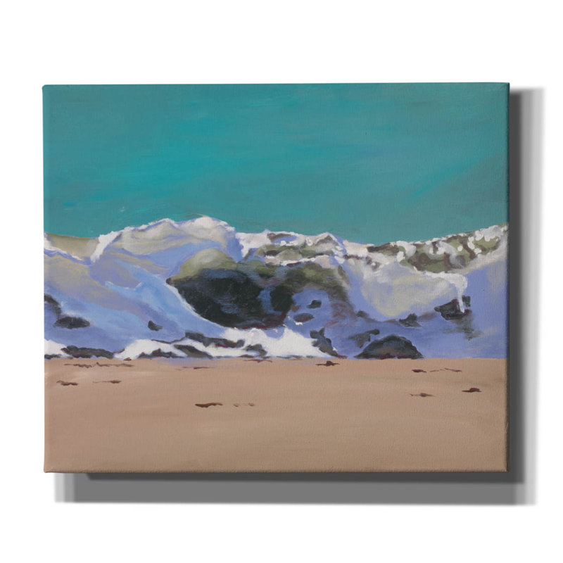 «Shore Break 1» par Stephen Newstedt, H 20 po x l 24 po x P 0,75 po