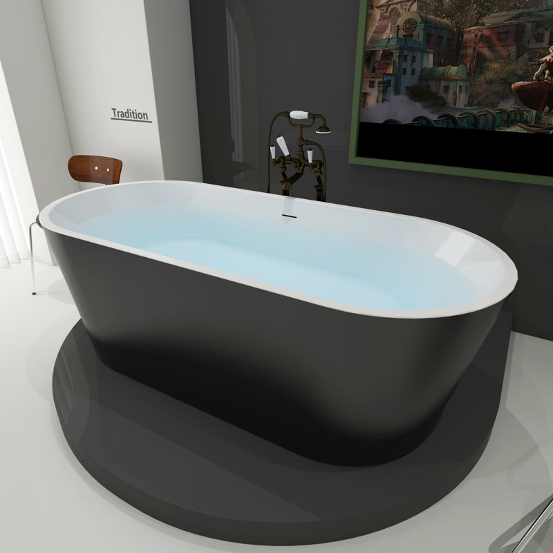 J24-55B Baignoire autoportante 55 "x 27,5"