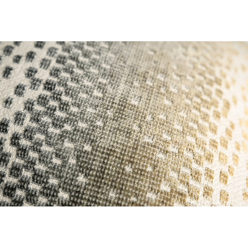 Staccato Square Woven Jacquard Pillow, Square, 26"H x 26"W, Maize