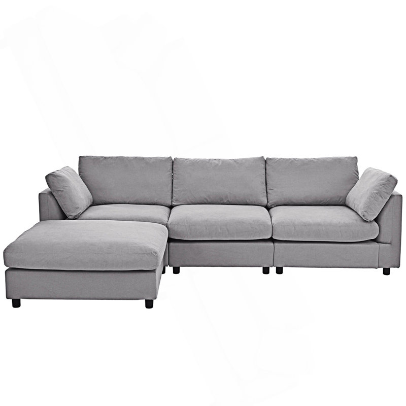 Canapé modulaire Upholstery, canapé en L avec méridienne réversible