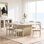 Vander 5-Piece  Wood Square Dining Table Set