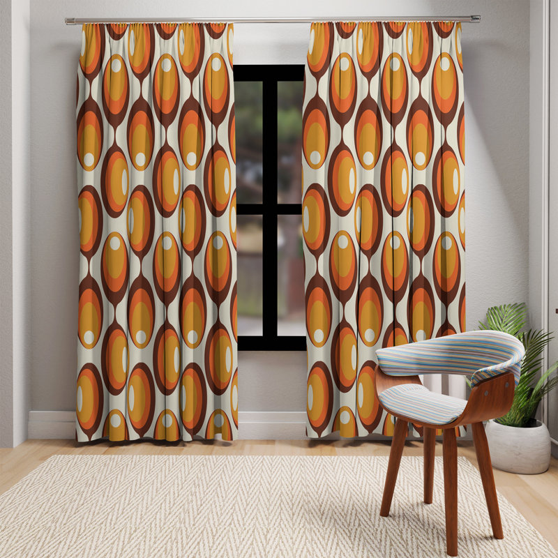 Rideau transparent en polyester Sleipnir
