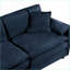 Sectional Sofa Sleeper, Modular Oversized Deep Seat with 3 Ottomans &amp; Pillows for Living Room | Navy Blue | Chenille-101619928