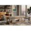 Banc de rangement rectangulaire 59 po Pangea Home Athena-32410001-51051175