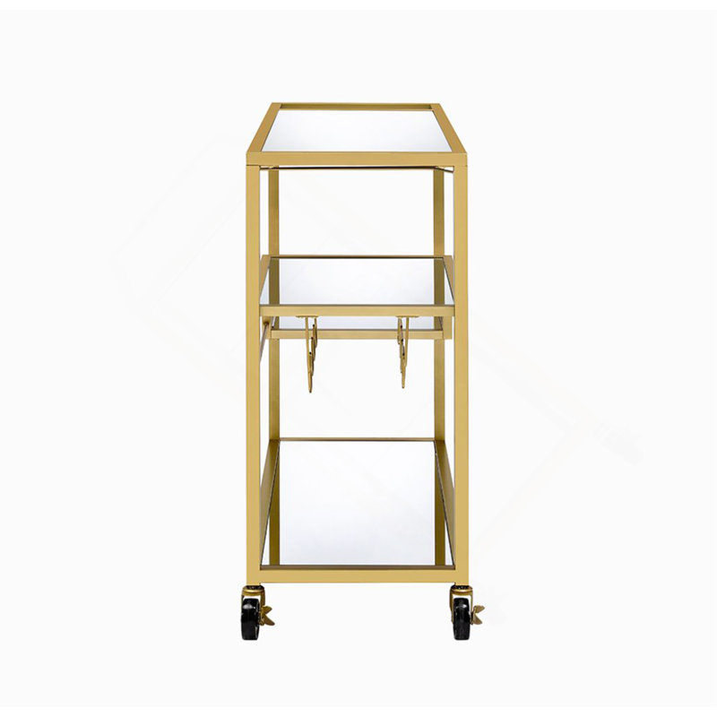 Mirrored Serving Cart