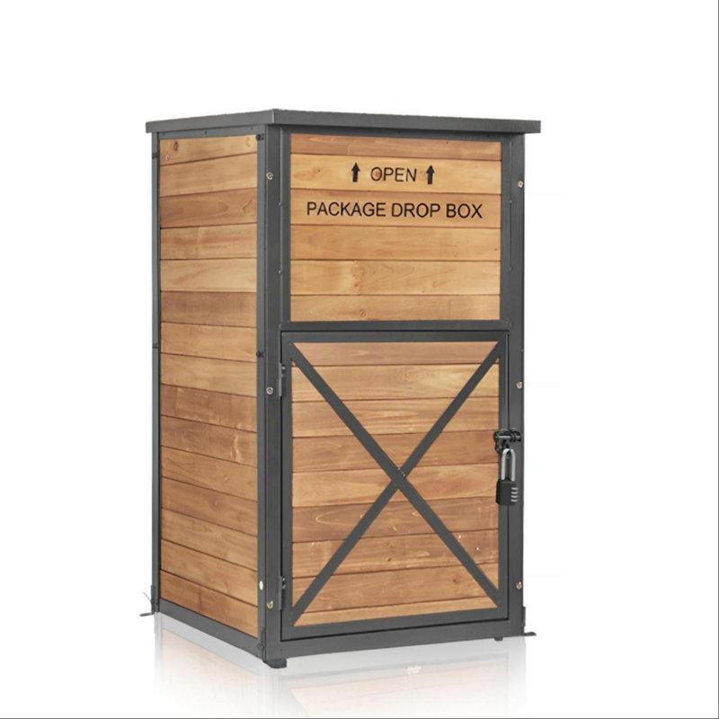 Boîte de livraison en métal pour l'extérieur