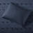 Comfortable Jacquard Bedding Set, Navy Polyester, Elegant Home Décor