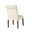 Élégante chaise de salle à manger 2 - avec base 2 chaises au look moderne, revêtement en bois franc