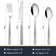 32-Piece Silverware Set, 8-Piece Heavy-Duty Stainless Steel Flatware Set, Dishwasher Safe