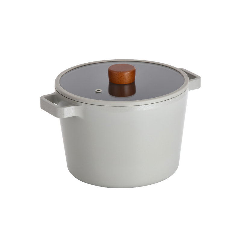 Casserole de 9 po de profondeur Fika Objet, Chrome chrome