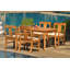 Osborne Outdoor 5 - Piece Teak Dining Set-723976593-723976599