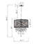 Luminaire suspendu cylindrique à 4 lumières Chadyeane