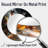 Shanely Baseball Abstract Home Run - Baseball Unique Wall Mirror, Modern Round Mirror, Printed Metal Art-2115775902