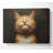 A Cat In Thought - No Frame Print on Canvas-945632762