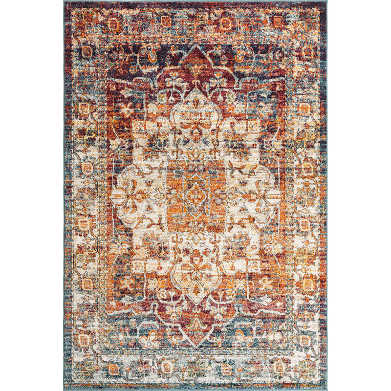 Charian Oriental Indoor Rug, Rectangle 6' x 9'