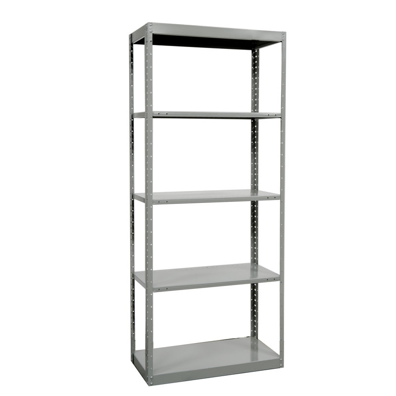 Hi-Tech Metal Shelving Unit, 36"W x 12"D x 87"H