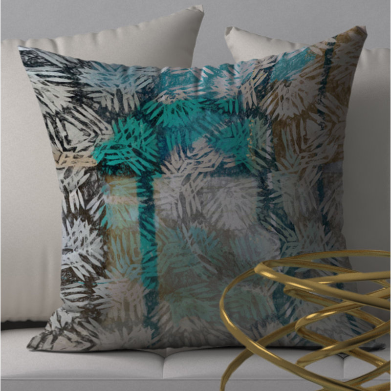 Housse de coussin carrée/insert, 24 po x 24 po