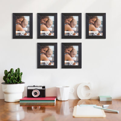 Wood Picture Frame - Set of 6