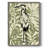 Retro Parlor Heron II Framed Print - Solid Wood-179667957