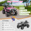 Voiture électrique Jeep 4 places avec télécommande Alex, 2 roues motrices / 4 roues motrices, moteur 4 x 100 W, Bluetooth, musique, USB, lumières-105910630