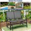 Chaise berçante d'extérieur en acier Gries-98652457