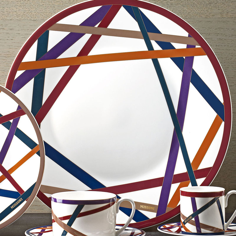 Missoni Charger Plate NASTRI  Multicolor Diam. 12.5"