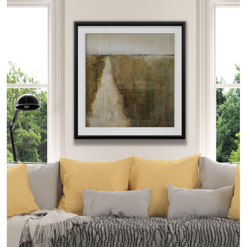 «Road Home», reproduction d'impression encadrée, H 17,5 po x l 17,5 po x P 1,5 po, Cadre noir