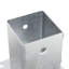 Post Bases Square 12 Pcs 91X91 Mm Galvanised Steel-1782583060