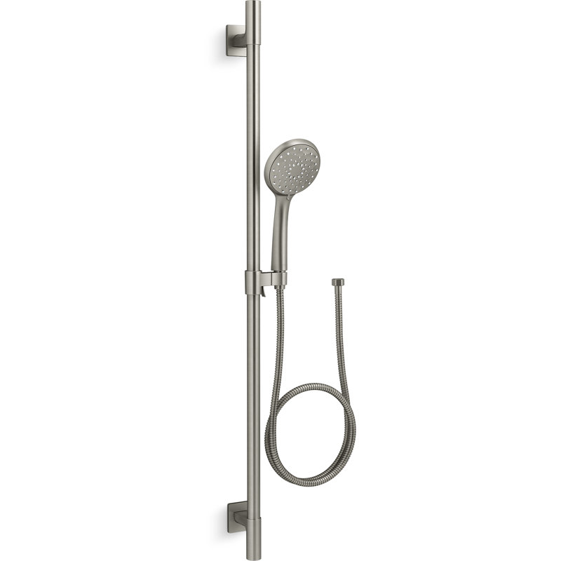 Awaken B110 1.75 GPM Premium Slidebar Kit, Brushed Nickel
