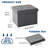 Folding Storage Ottoman Velvet Footstool-946437488