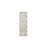 8' Gray And Cream Abstract Distressed Runner Rug