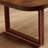 Solid wood round corner dining table rectangular-106340763