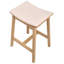 Upholstered Bar Stool with Solid Wood Frame