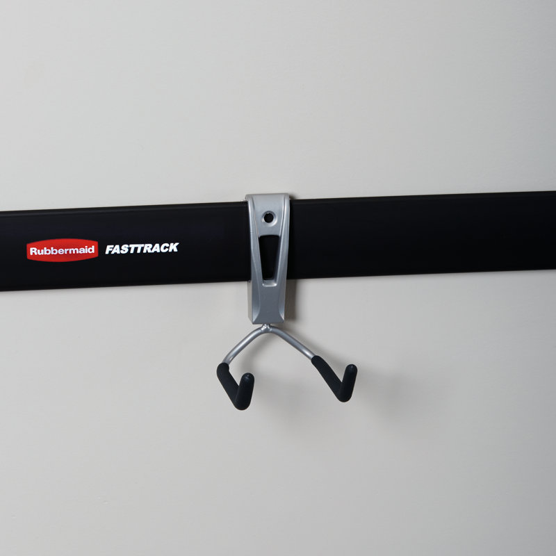 Aluminum Wall Mounted Utility Hook Set for Garage Storage