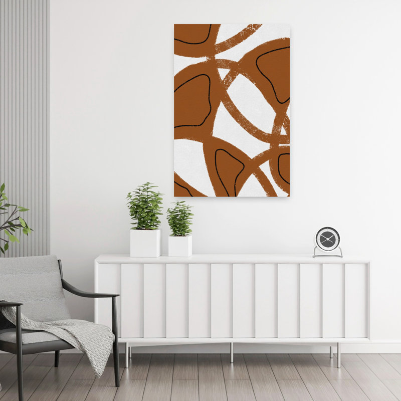 Art contemporain, art contemporain abstrait, H 36 po x l 24 po