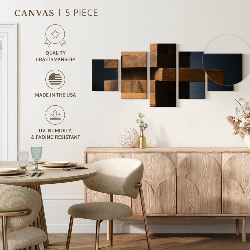 Jenga Game, 36" H x 80" W