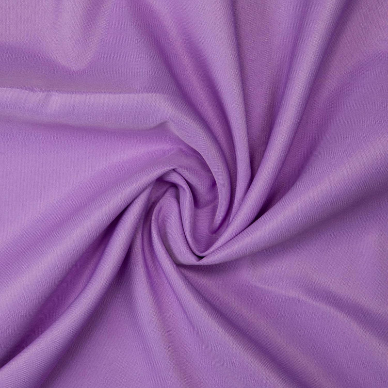Ambee Round No Pattern Polyester Tablecloth, 132" Round, Lavender