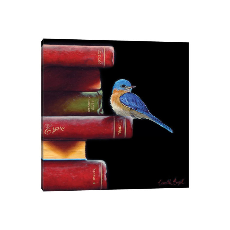 Got Book Worms? by Camille Engel - Wrapped Canvas Gallery-Wrapped Canvas Giclée, 45.72 cm H x 45.72 cm W