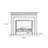 Solid + Manufactured Wood Freestanding Fireplace-2028004405