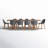 Clegg Patio 11pc Teak Finish Outdoor Furniture Dining Set