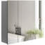 Medicine Cabinet, Bathroom Mirror Cabinet with Doors and Shelves
