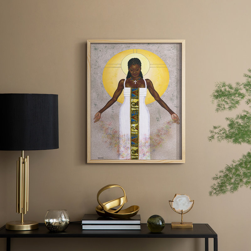 Her Peace Framed Print - Solid Wood
