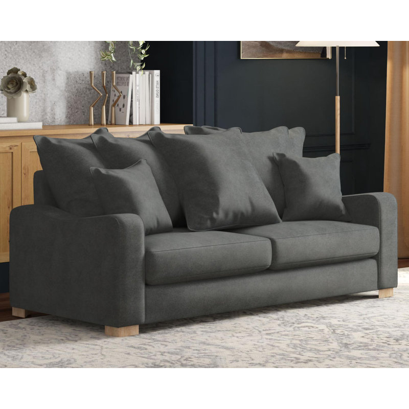 Theadford Three Seater, Scatter Back, Marmalade