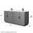 Beckett TK 72'' Double Bathroom Vanity with Quartz Top-124968316-99459470-99459469