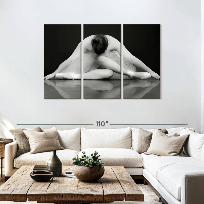 Enn Graceful Ballerina, 48" H x 74" W