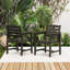 Chaise avec accoudoirs en PEHD Bensley (ensemble de 2)-1305309656