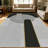 1PC Modern Geometric Black White Gold Tone area rugs for Living Room, Soft and Comfortable, Suitable for all seasons, easy-to-maintain, machine washable Indoor floor mat, Under Table Farmhouse suitable for dining table, bedroom, entryway,-1278707729