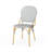 Outdoor Chairs In Gray, French Bistro Style, Aluminum And , Rust , Of 2 For Garden & Use Pe Chairs, 2, Frame, Design, Rust-